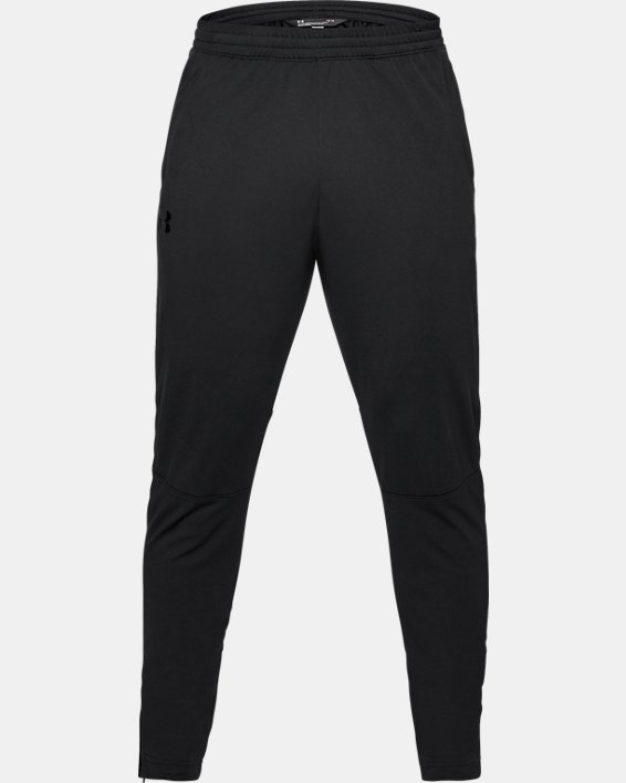 Men's UA Sportstyle Pique Pants, Black, pdpMainDesktop image number 3